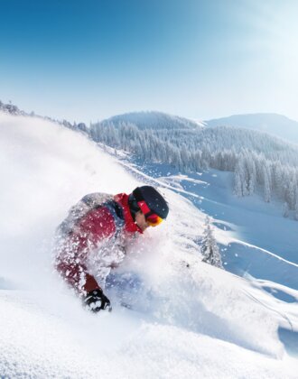 Deep powder runs in the beautiful landscapes of Ski amadé